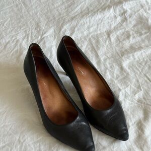 Antonio Melani Elegant Black Leather Women's Shoes